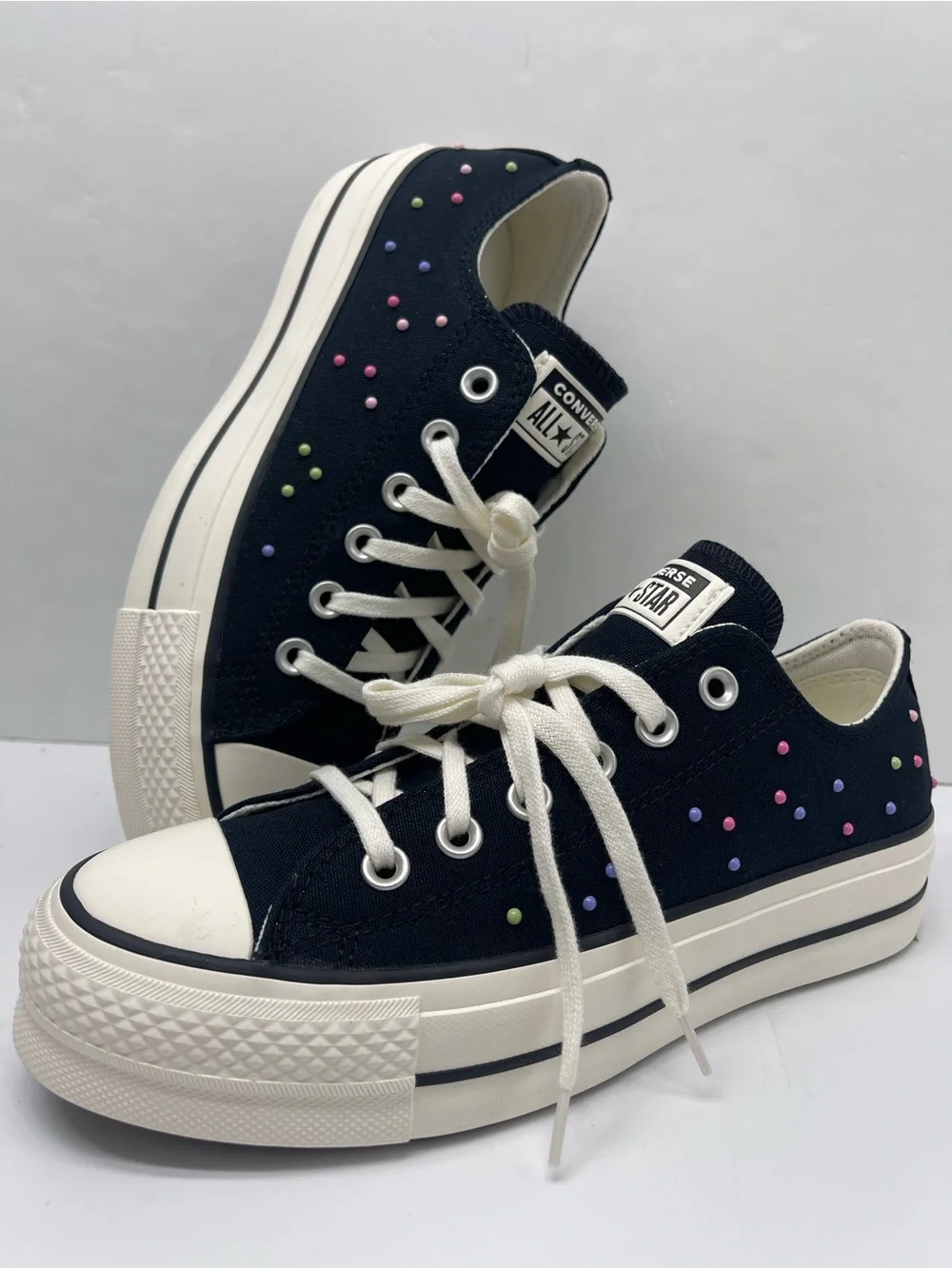 Converse WMNS A19141C CTAS LIFT OX
BLACK/PINK/FRESH CUT Platform Sneakers - Picture 11 of 16